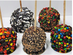 Chocolate and Caramel Dipped Apples - VJM Chocolates