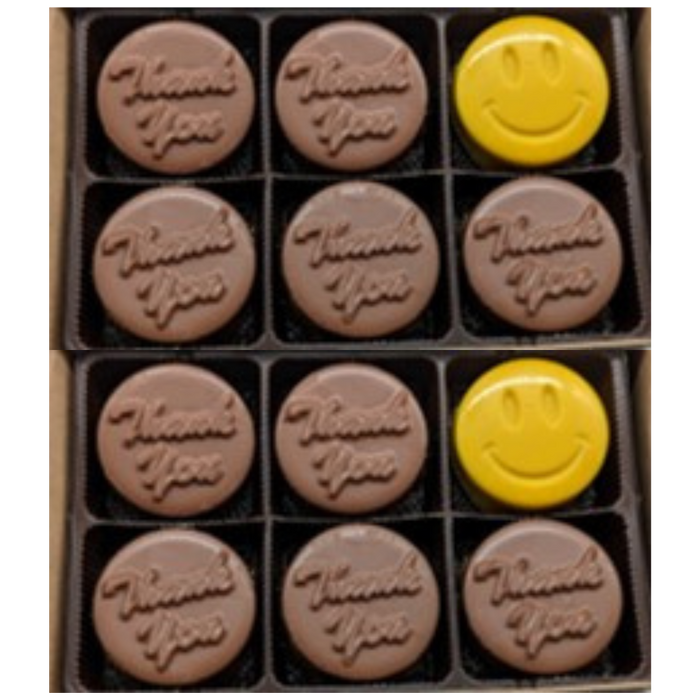 Thank You w/a SMILE! 12 pc. Gift Packs - VJM Chocolates